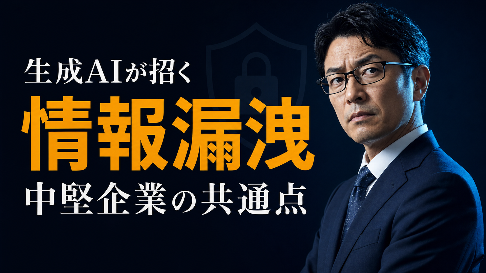生成AIで情報漏洩を起こす事業会社の共通点